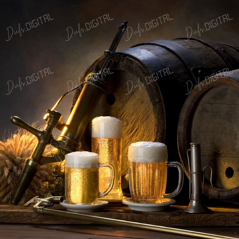 Vintage Beer Still Life