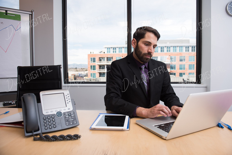 Professional Man Working