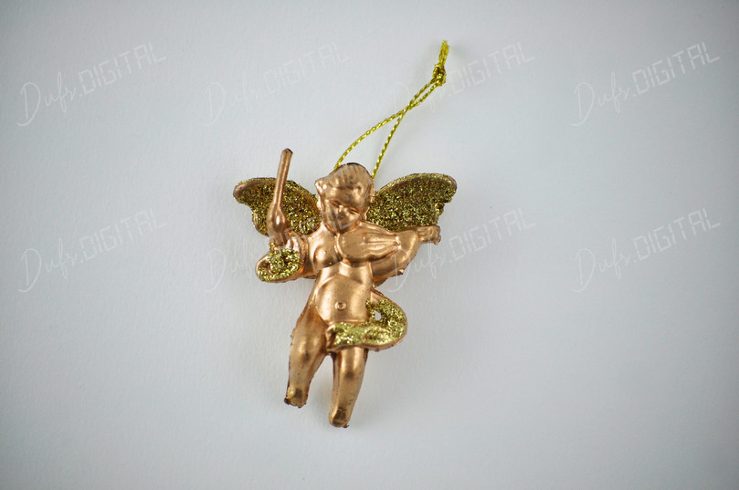 Golden Cherub Ornament