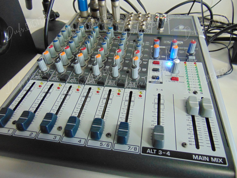 Audio Mixer Control Panel