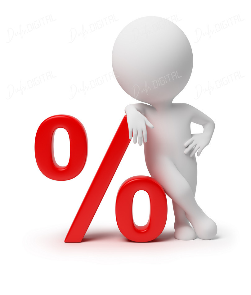 Discount Percentage Concept