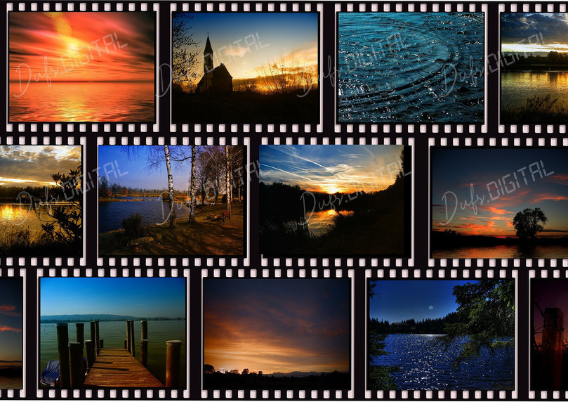 Serene Nature Collage