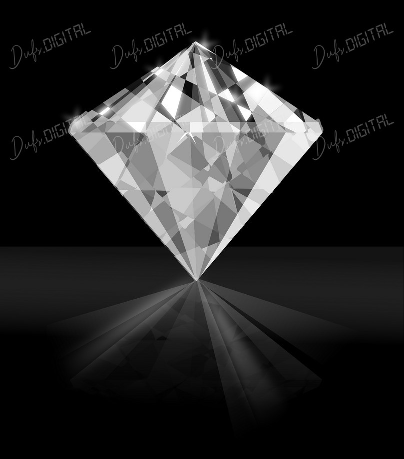Shining Diamond Reflection