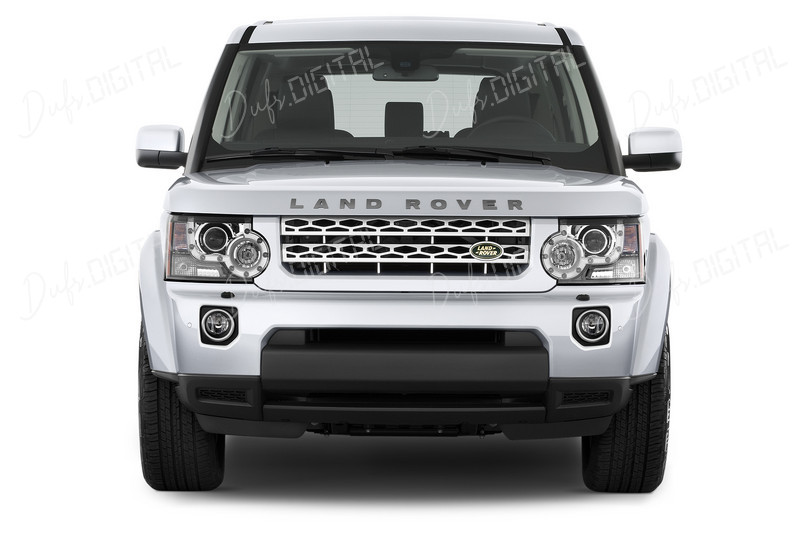 White SUV Front View