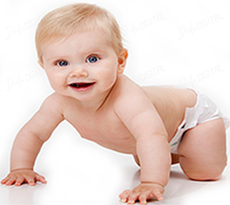 Happy Crawling Baby
