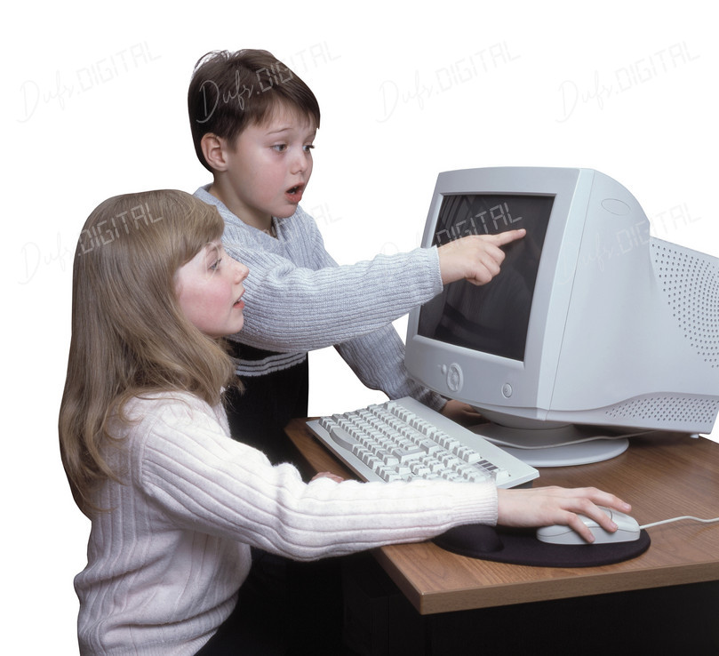 Children Using Computer