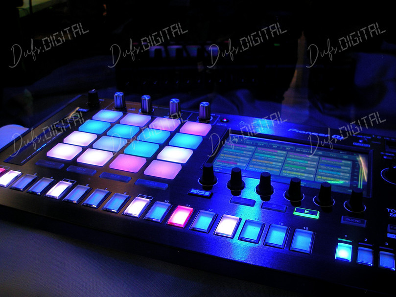 Illuminated DJ Equipment