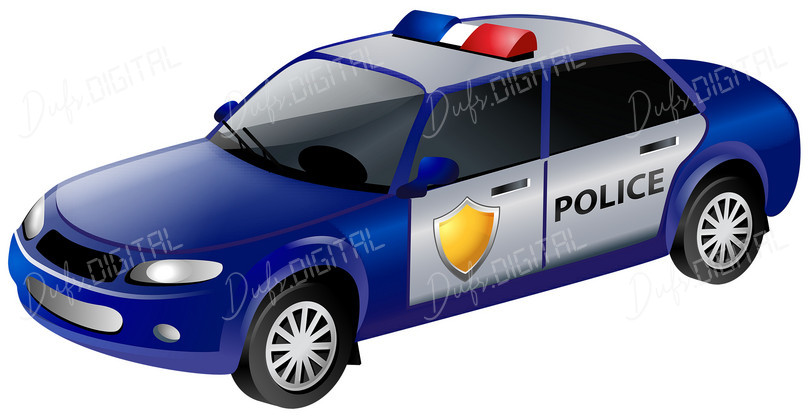Police Car Illustration