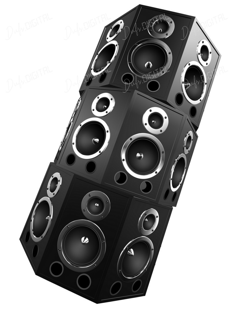 Stacked Bass Speakers