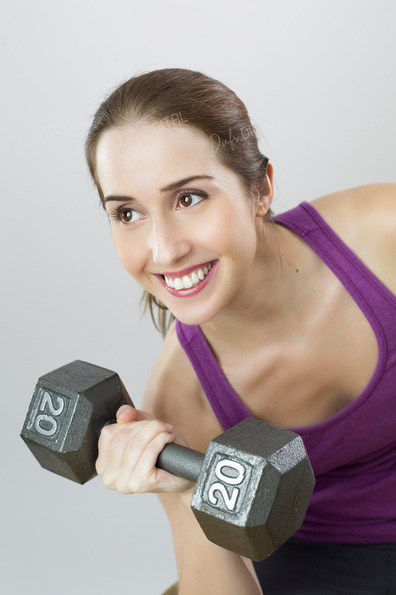 Fitness Enthusiast Smiling