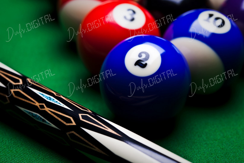 Colorful Pool Balls