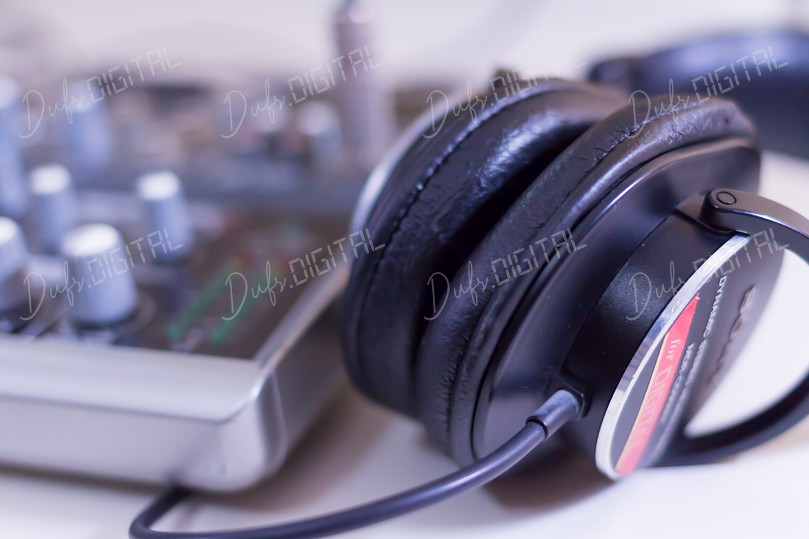 Headphones and Mixer