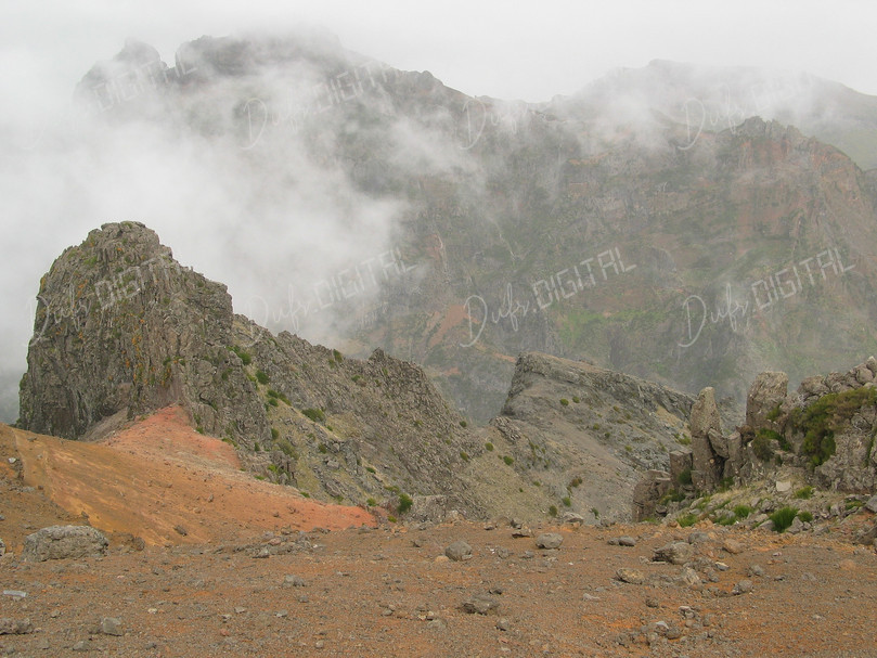 Misty Mountain Landscape