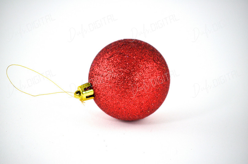 Red Glitter Ornament