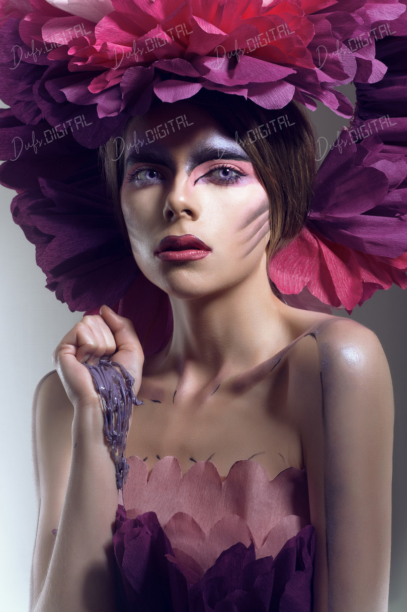 Floral Fashion Portrait