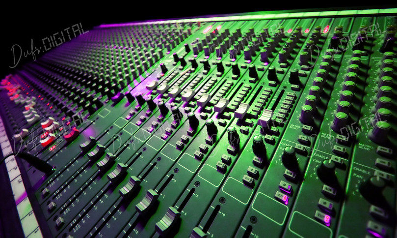 Vibrant Sound Mixing Desk