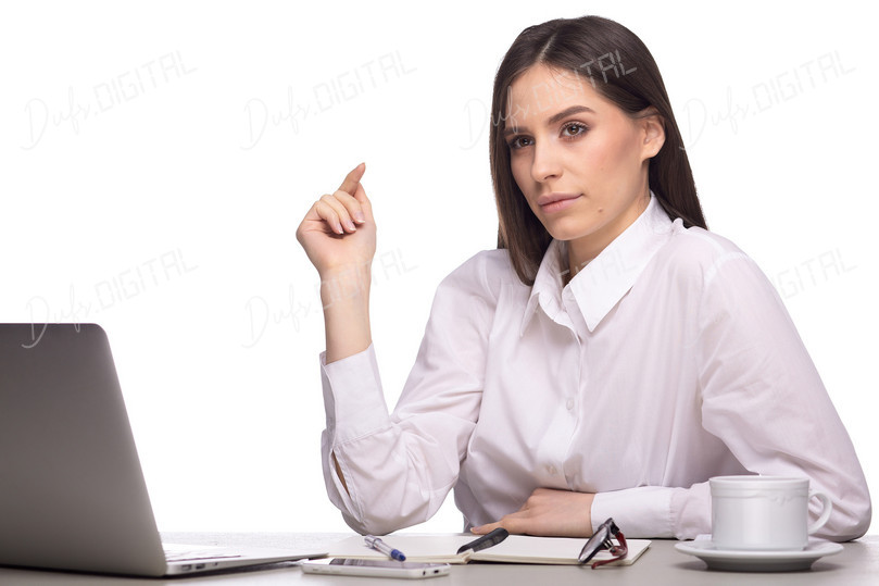 Professional Woman at Desk