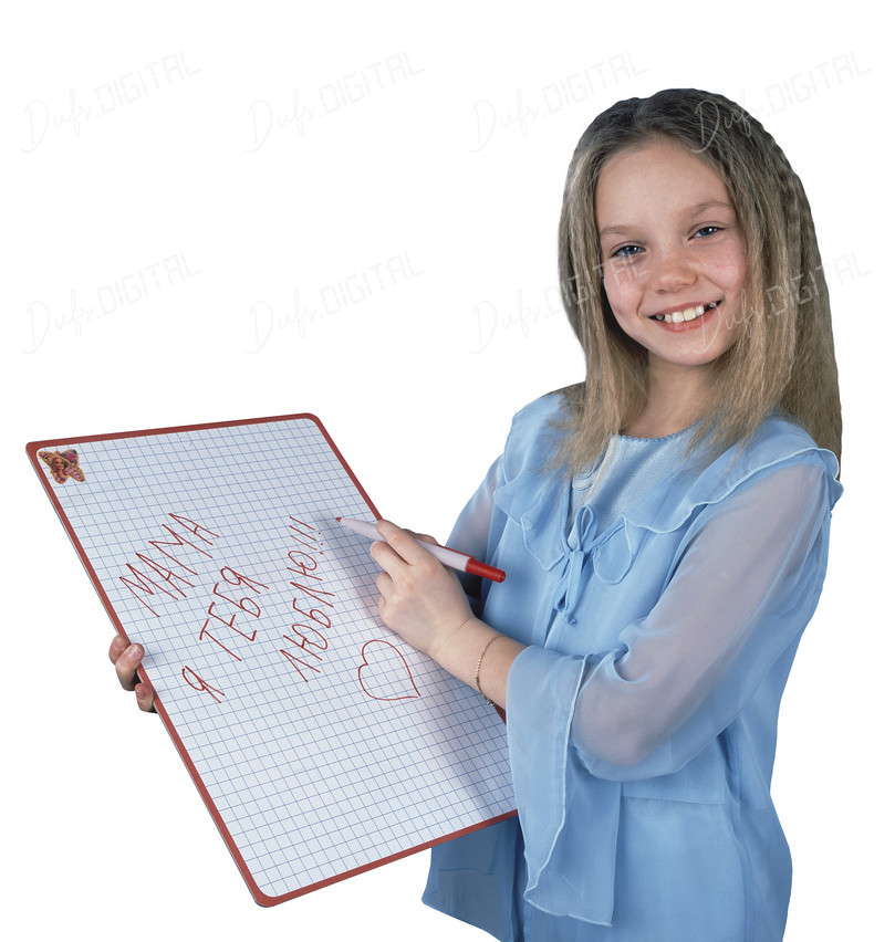 Cute Child Holding Sign
