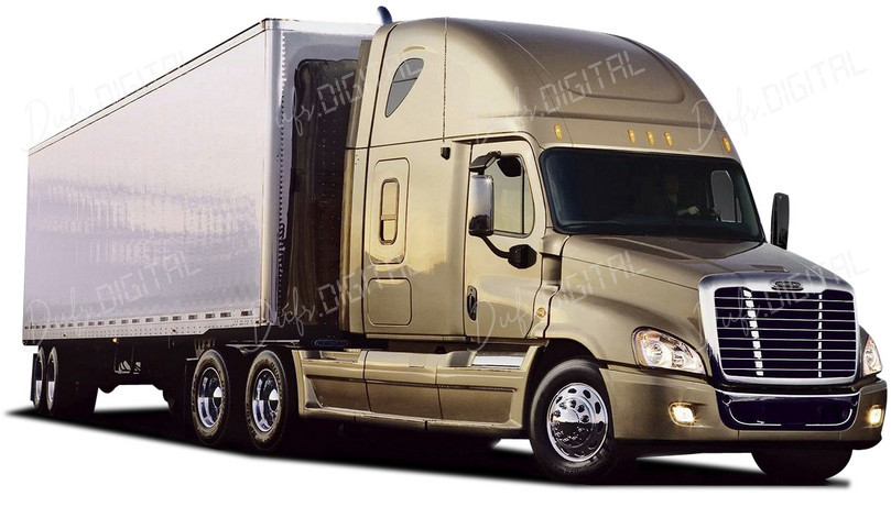 Golden Freight Truck