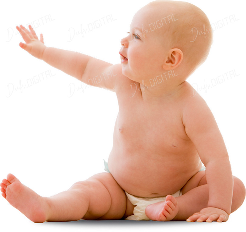 Happy Baby Reaching Out