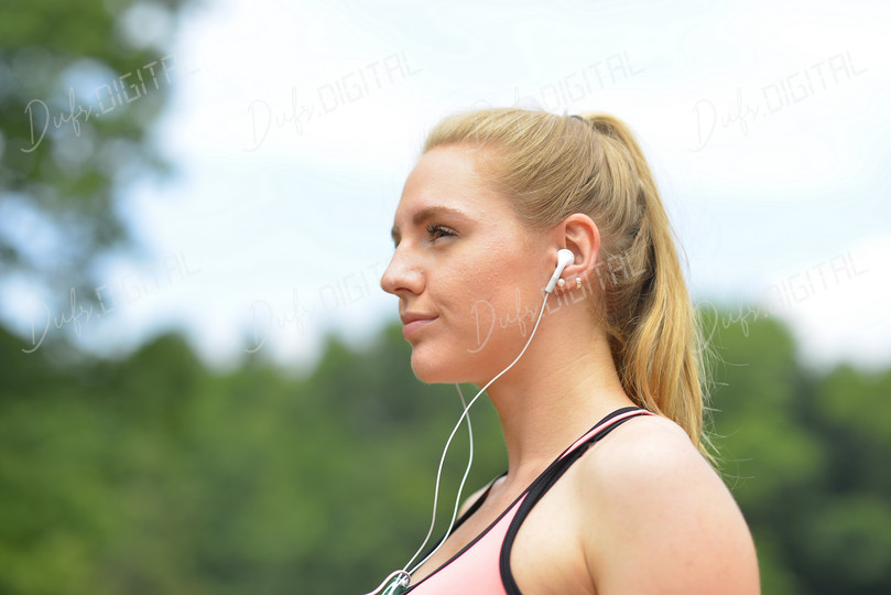 Young Woman Running