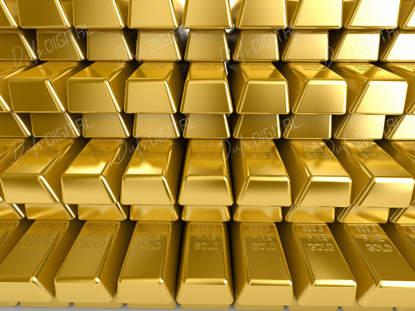 Stacked Gold Bars
