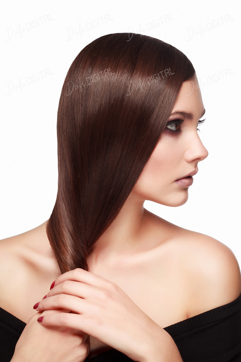 Sleek Brown Hair