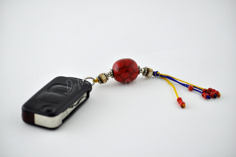 Car Key with Charm
