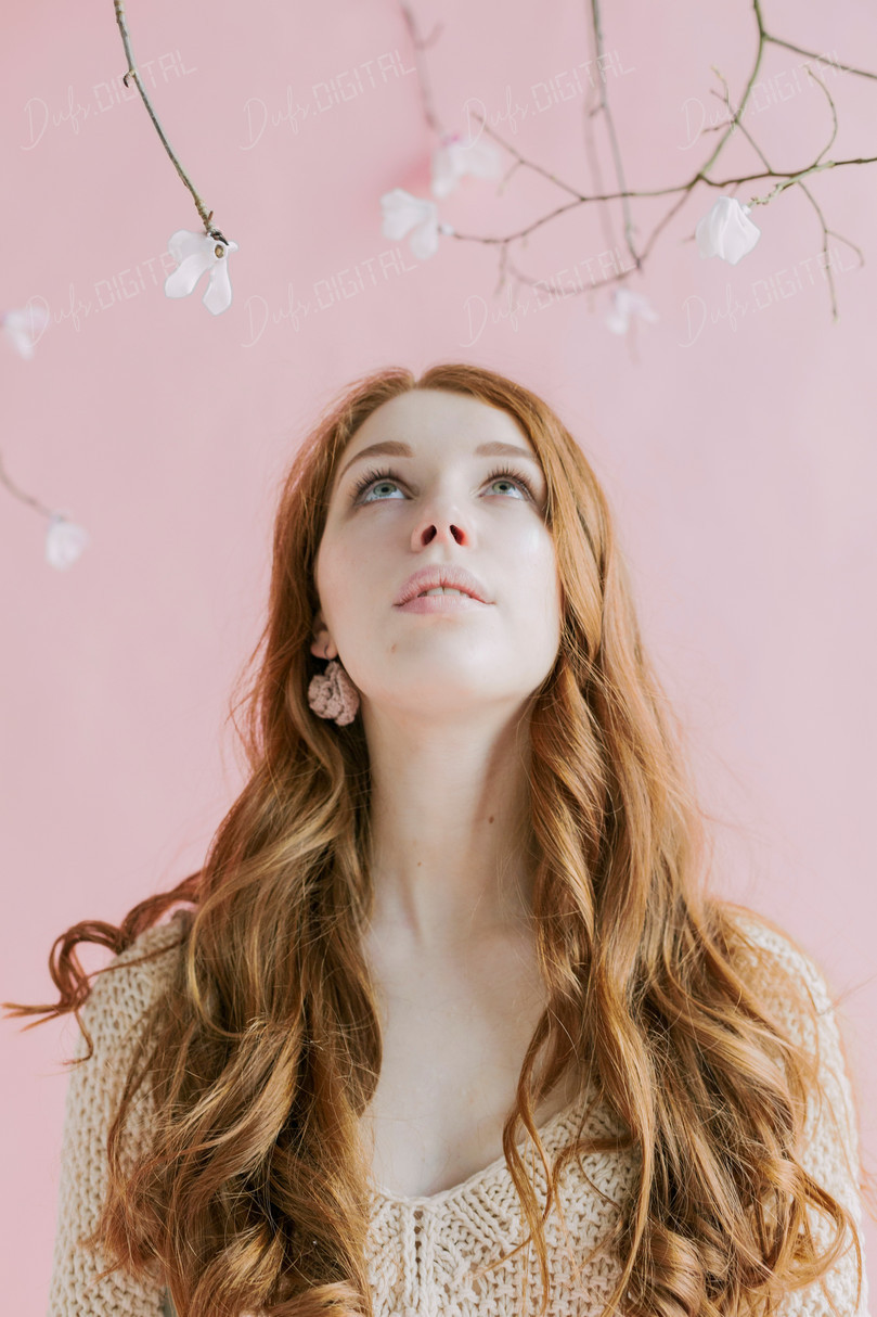 Dreamy Floral Portrait