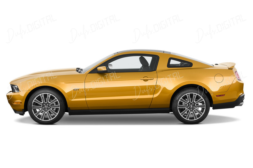 Stylish Yellow Sports Car