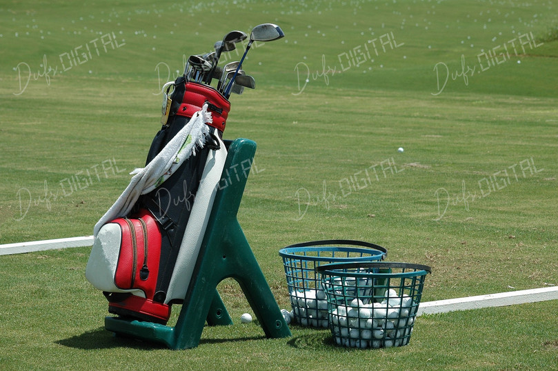 Golf Equipment on Range