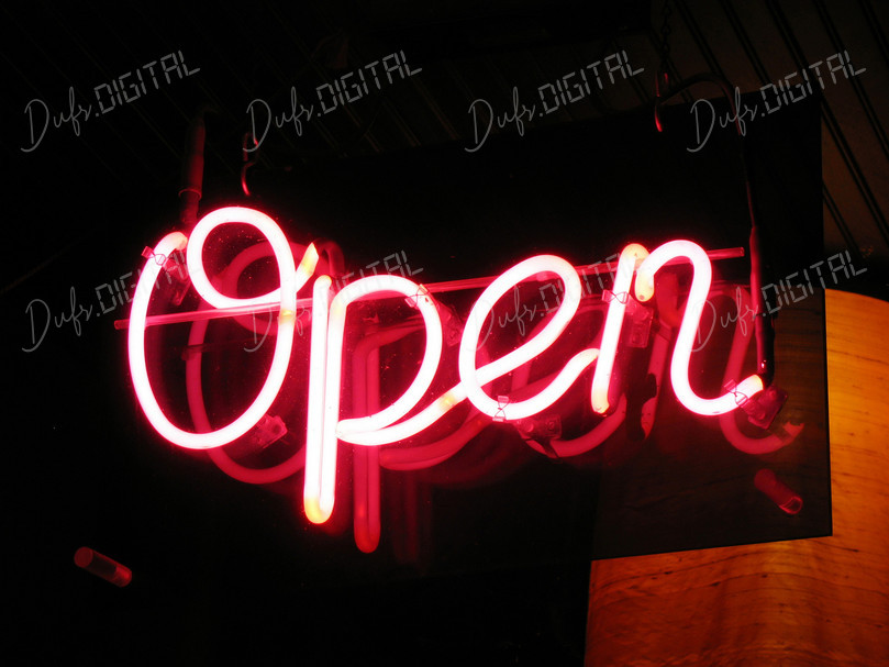 Neon Open Sign