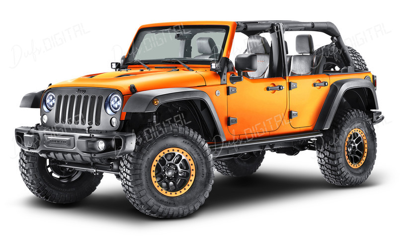 Vibrant Off-Road Jeep