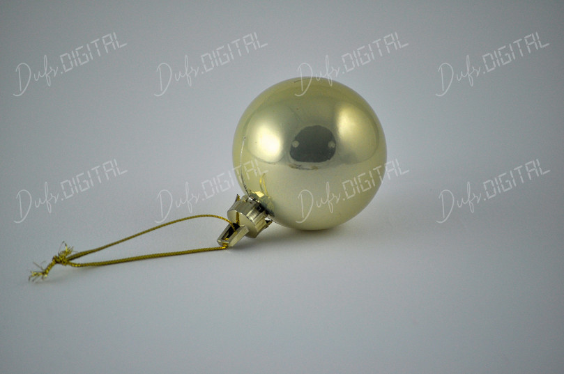 Golden Christmas Ornament