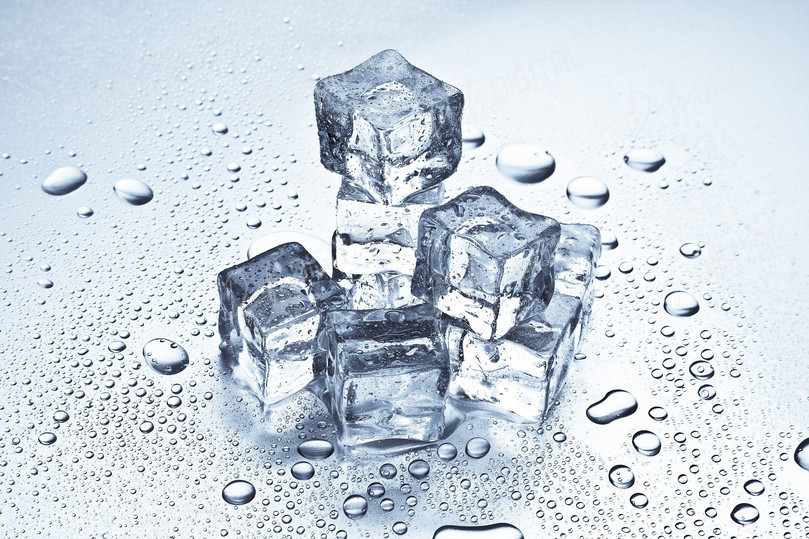 Ice Cubes with Water
