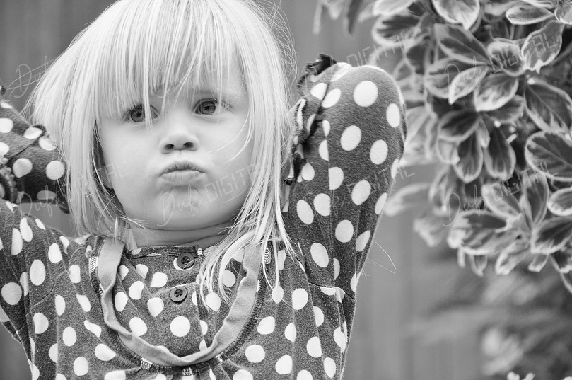 Pouting Child Portrait