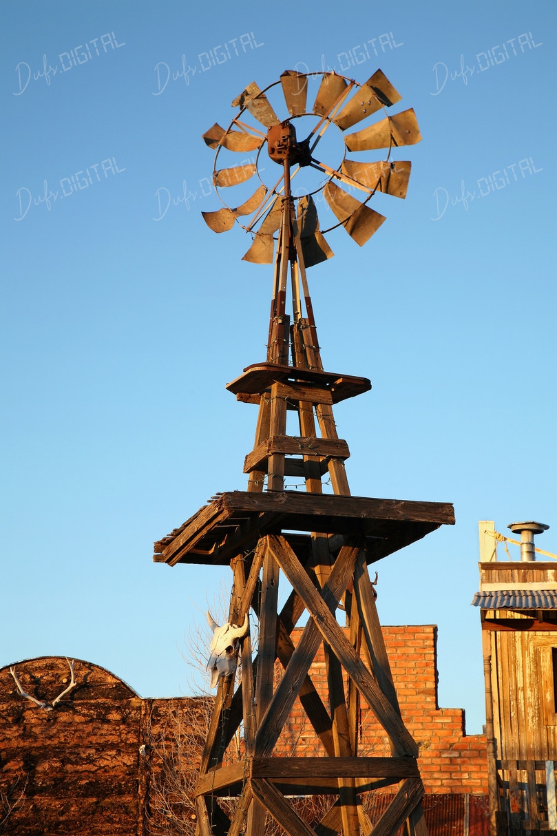 Rustic Windmill Structure