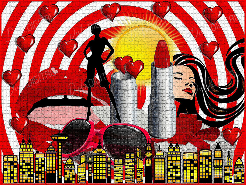 Fashion and Beauty Collage