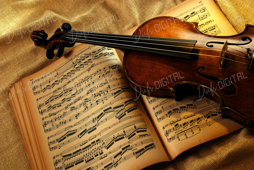 Violin and Sheet Music