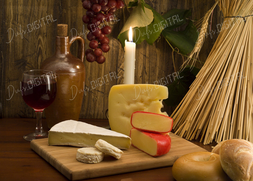 Cheese and Wine Setup