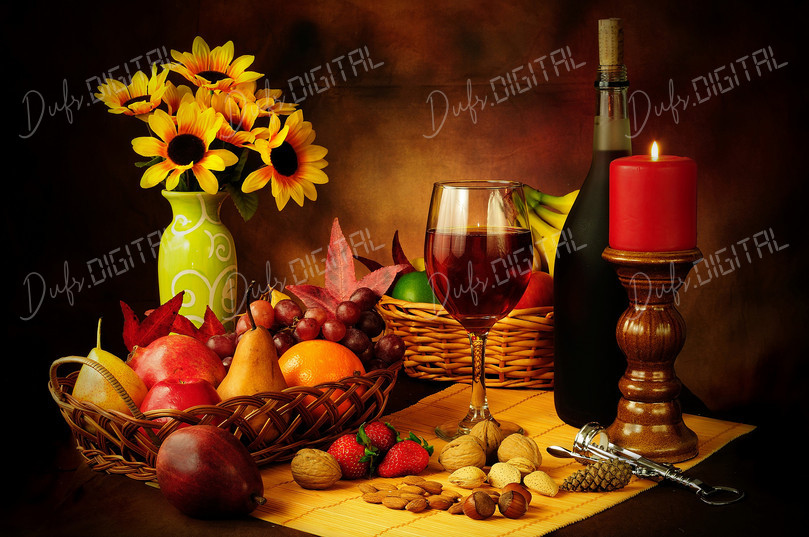 Autumn Fruit and Wine