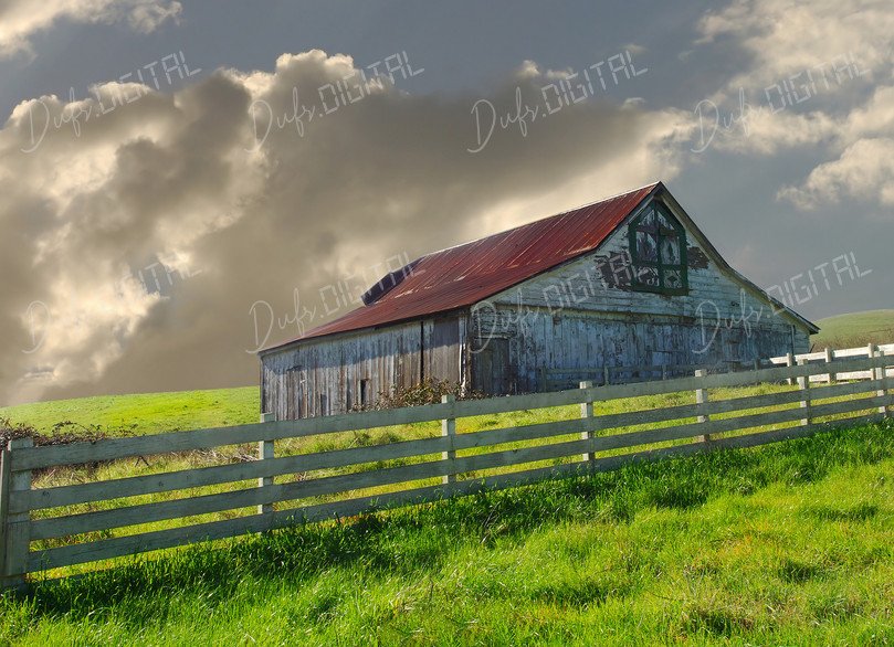 Rustic Barn Landscape