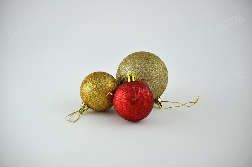 Glittery Christmas Ornaments