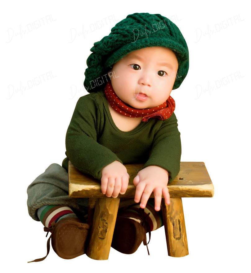 Cute Baby Portrait
