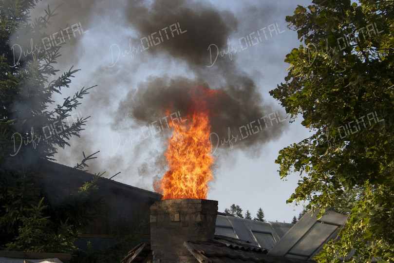 Chimney Fire Eruption