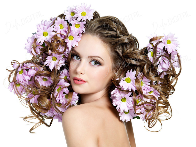Floral Hair Beauty