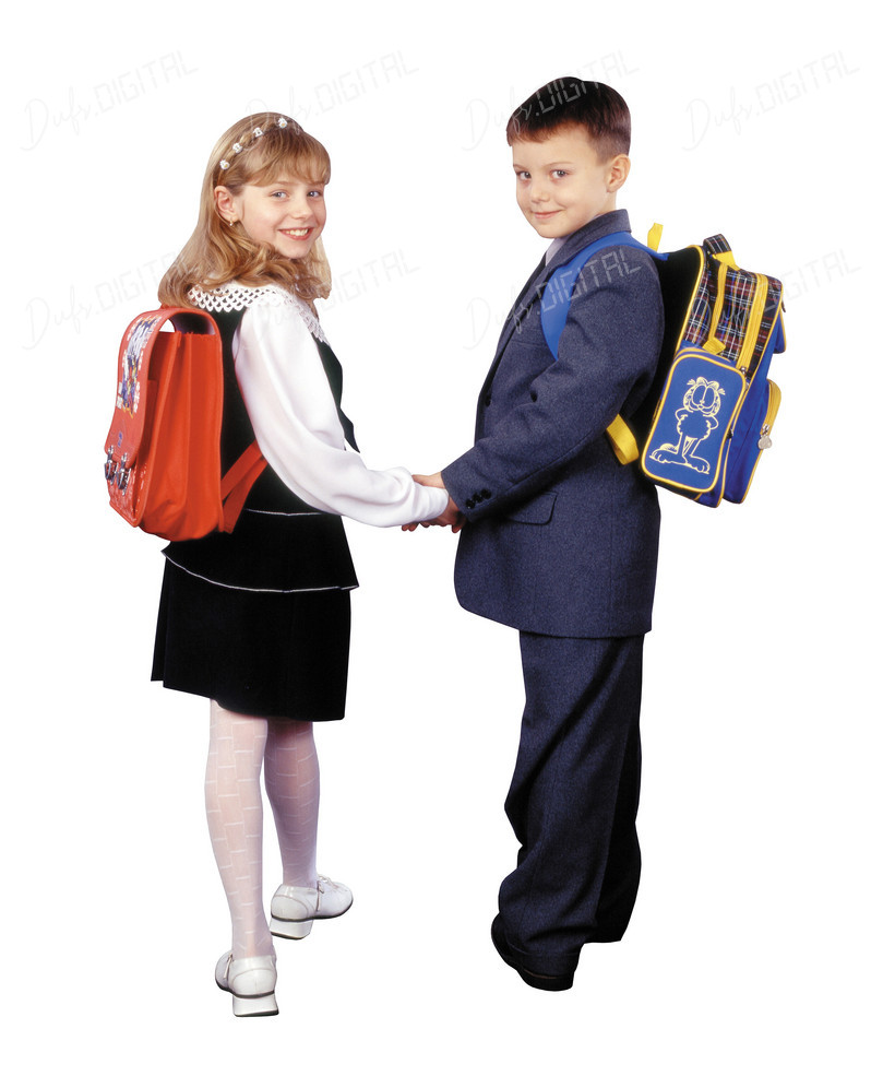 School Kids Holding Hands