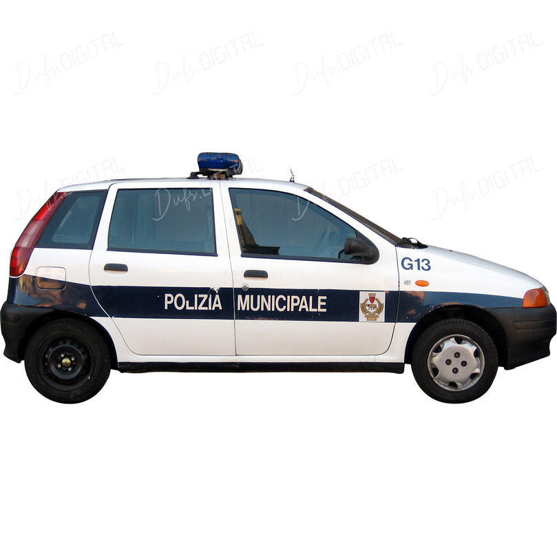 Municipal Police Car