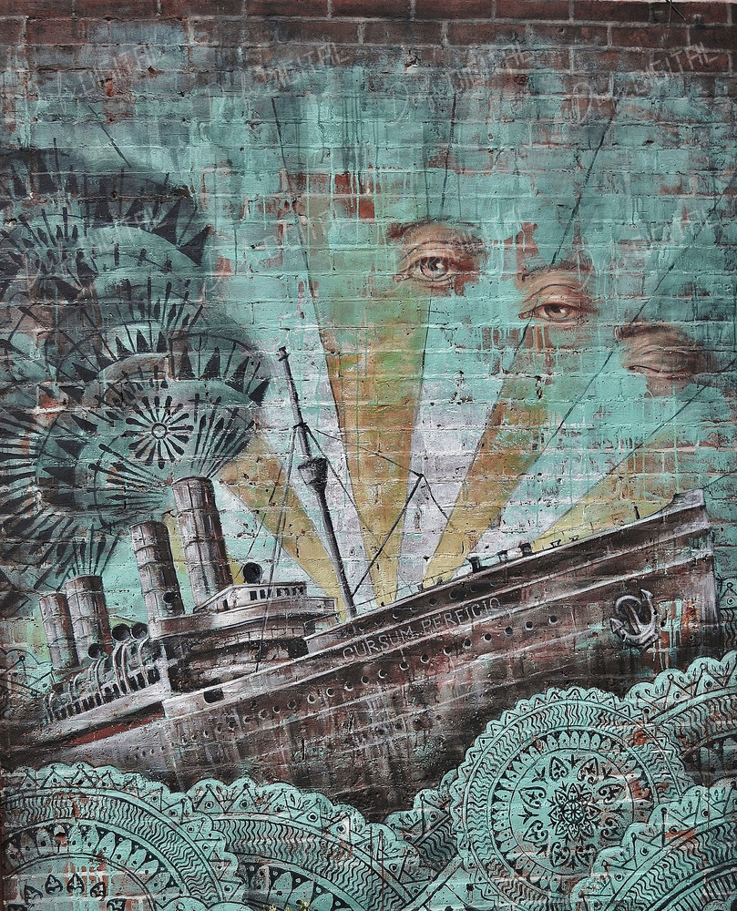 Ship Mural Art