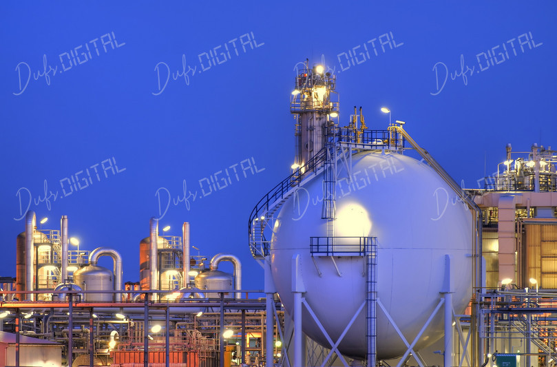 Industrial Night Scene